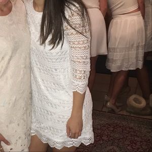 H&M white lace dress
